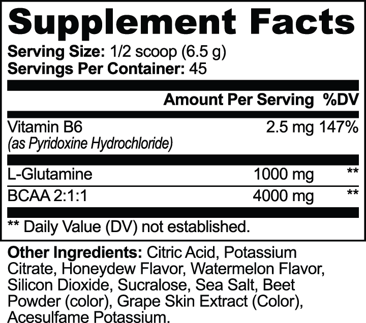 Janam BCAA Post Workout Powder (Honeydew/Watermelon)