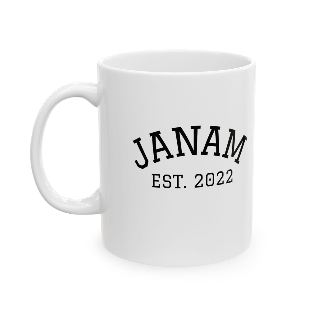 Personalized Janam Ceramic Coffee Cup (11oz/15oz)