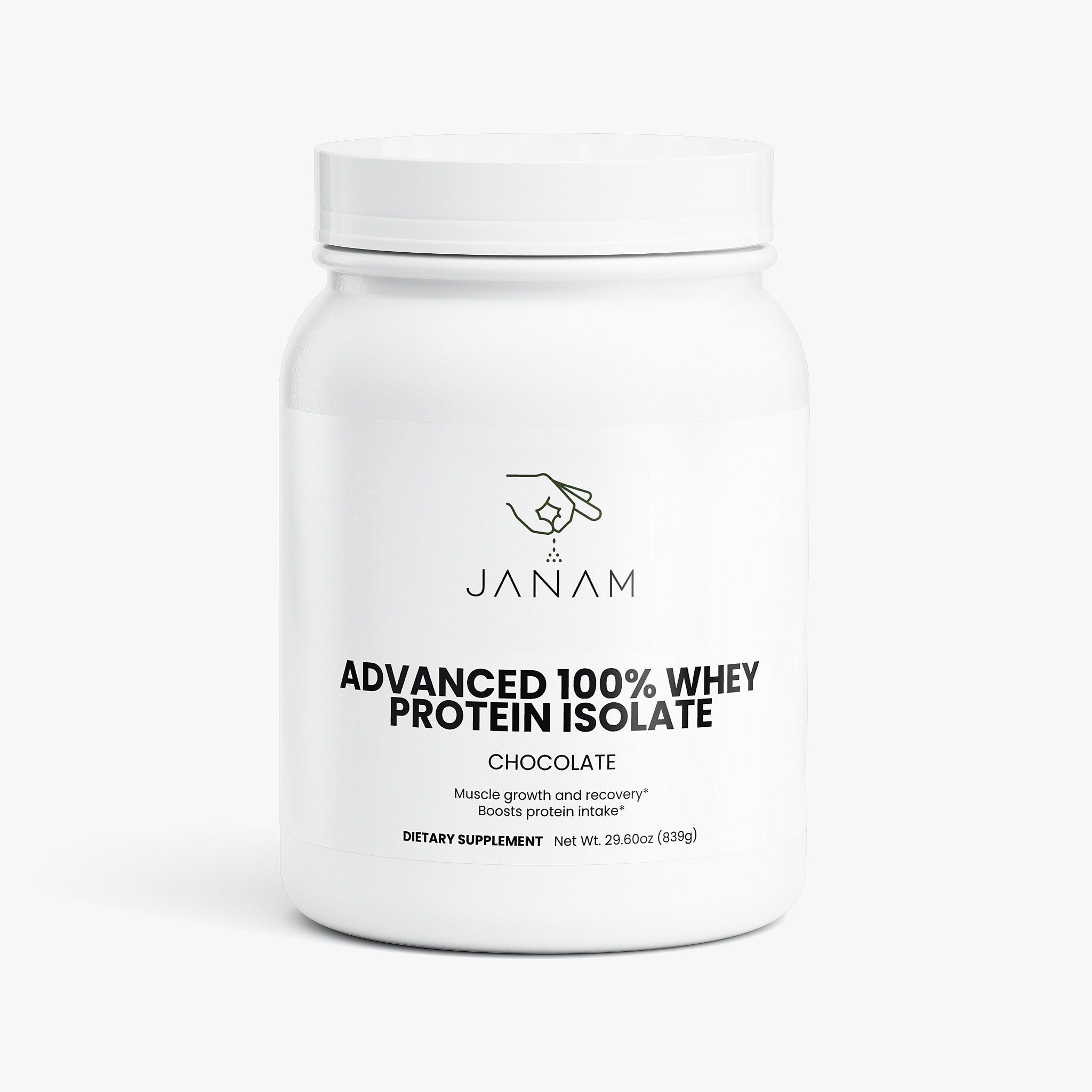 Janam Advanced 100% Whey Protein Isolate (Chocolate)