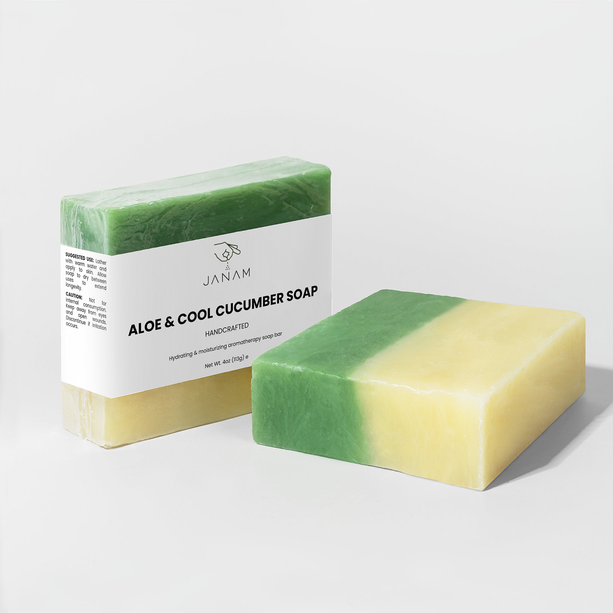 Janam Aloe & Cool Cucumber Soap
