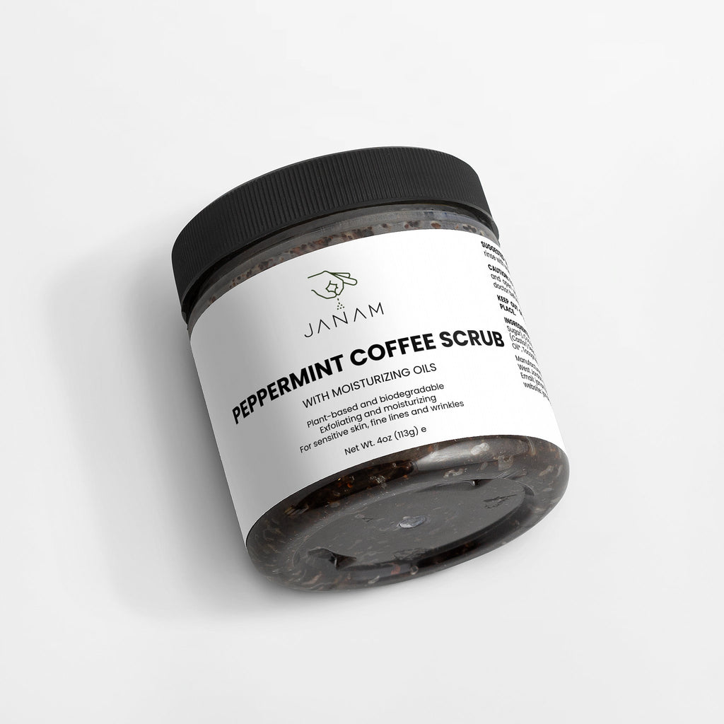 Janam Peppermint Coffee Scrub