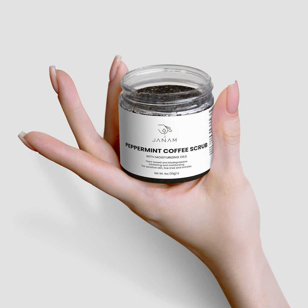 Janam Peppermint Coffee Scrub