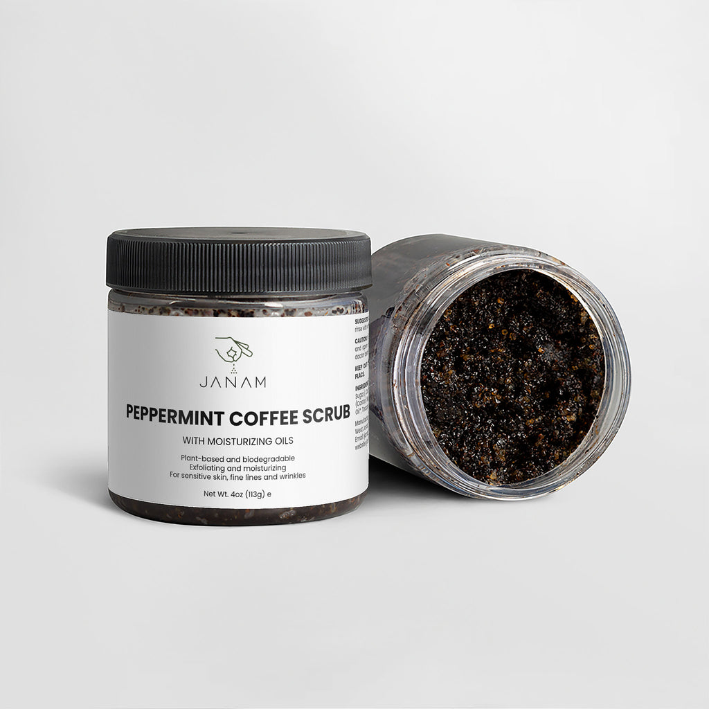 Janam Peppermint Coffee Scrub