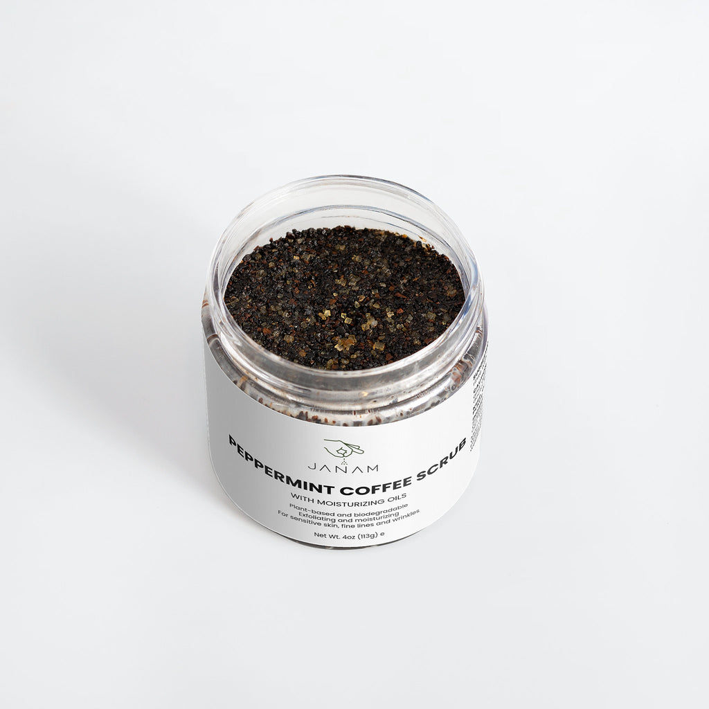 Janam Peppermint Coffee Scrub