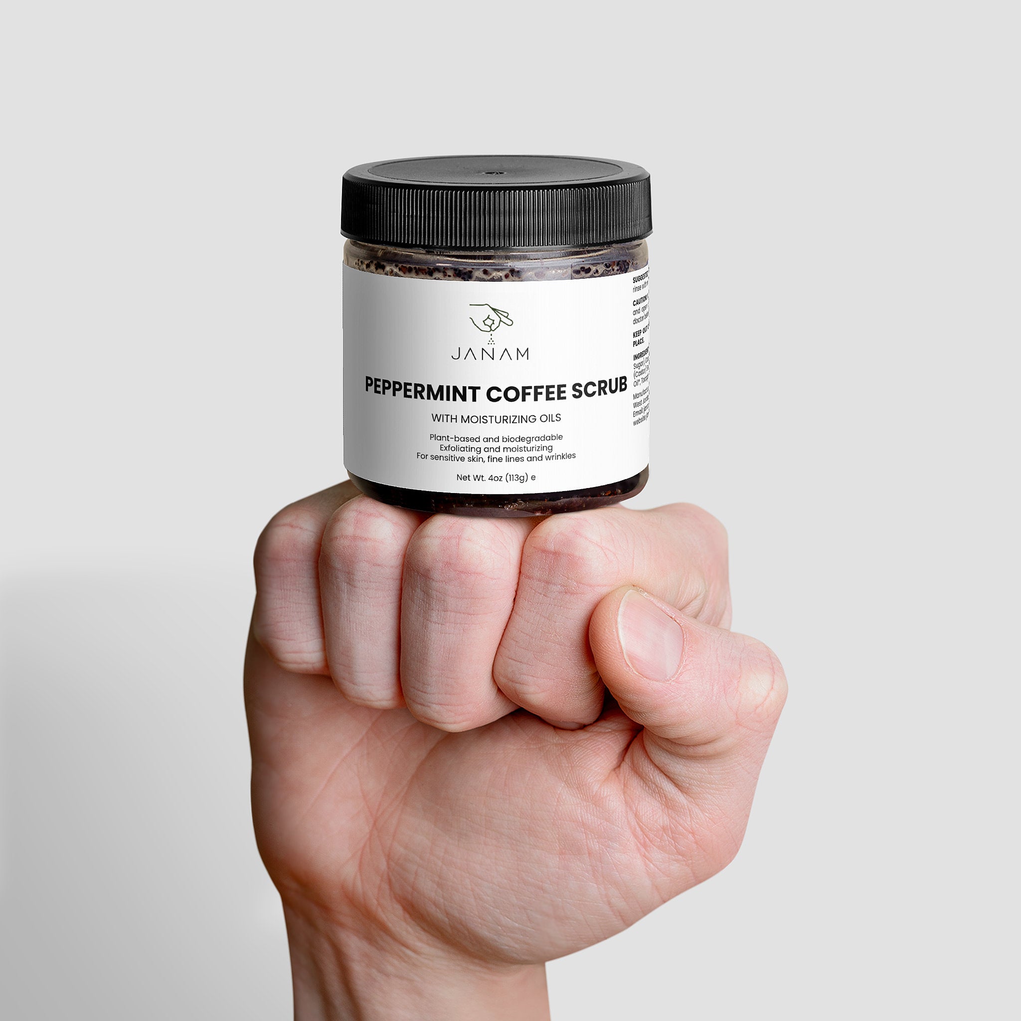 Janam Peppermint Coffee Scrub