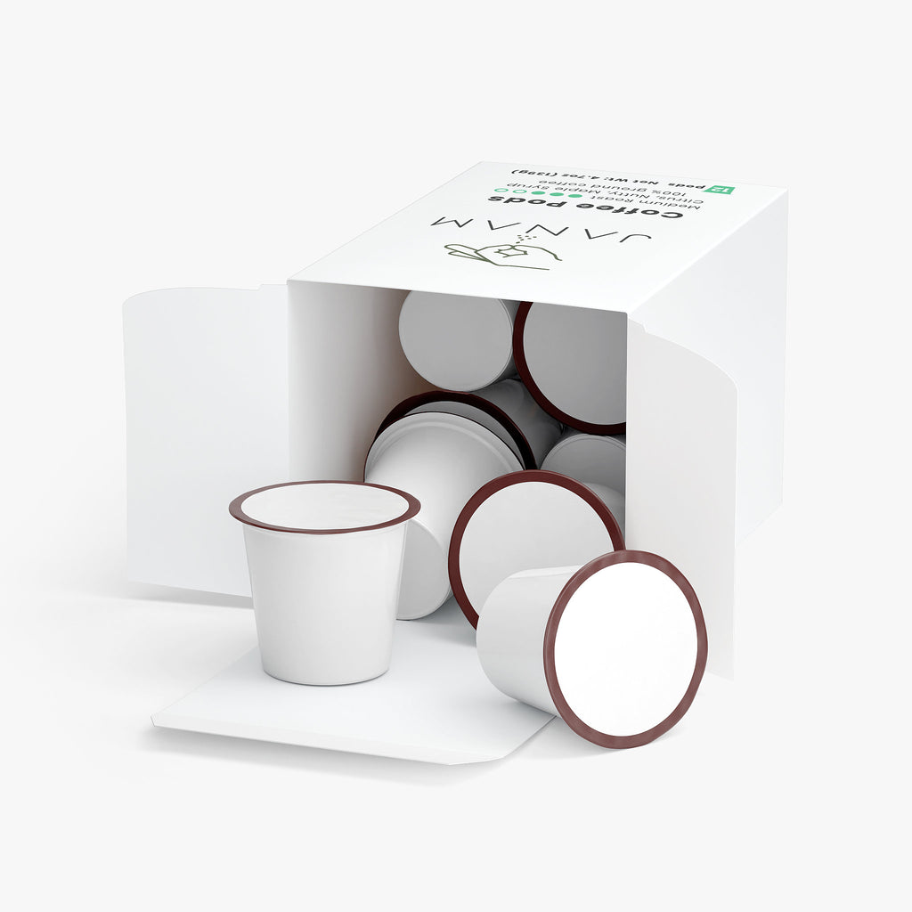 Janam Rich Hazelnut Coffee Pods (Medium Roast)
