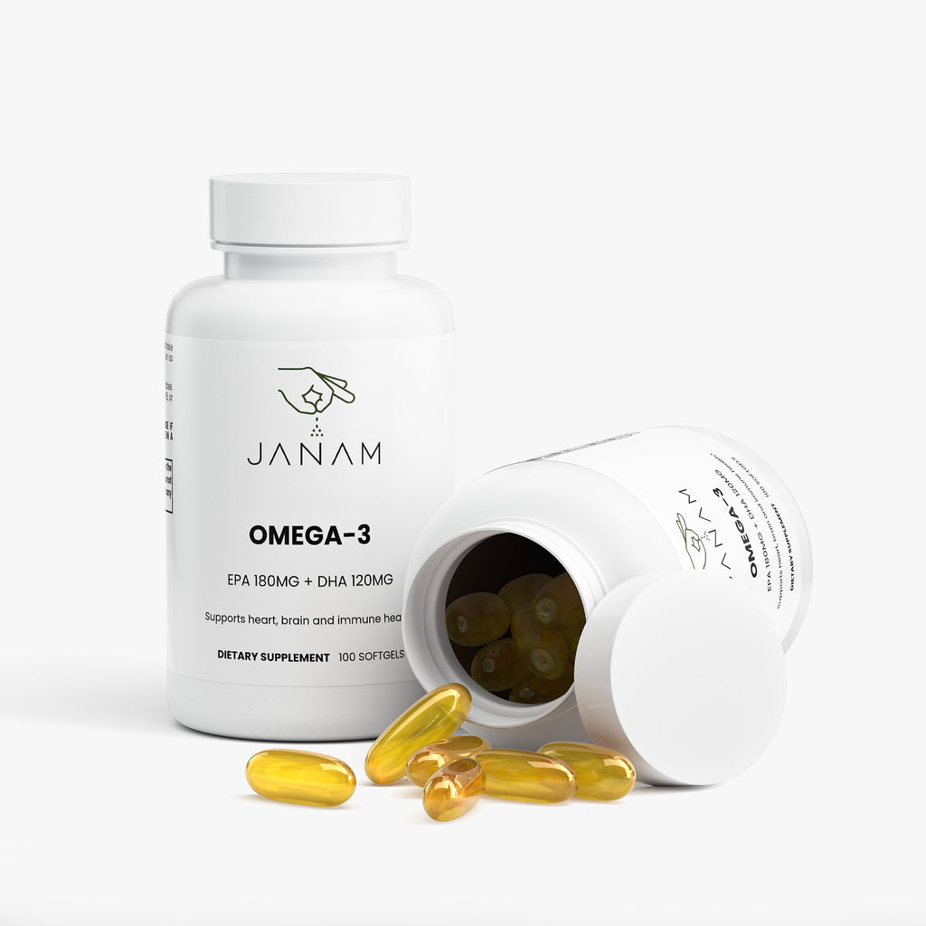 Janam Omega-3 EPA 180mg + DHA 120mg
