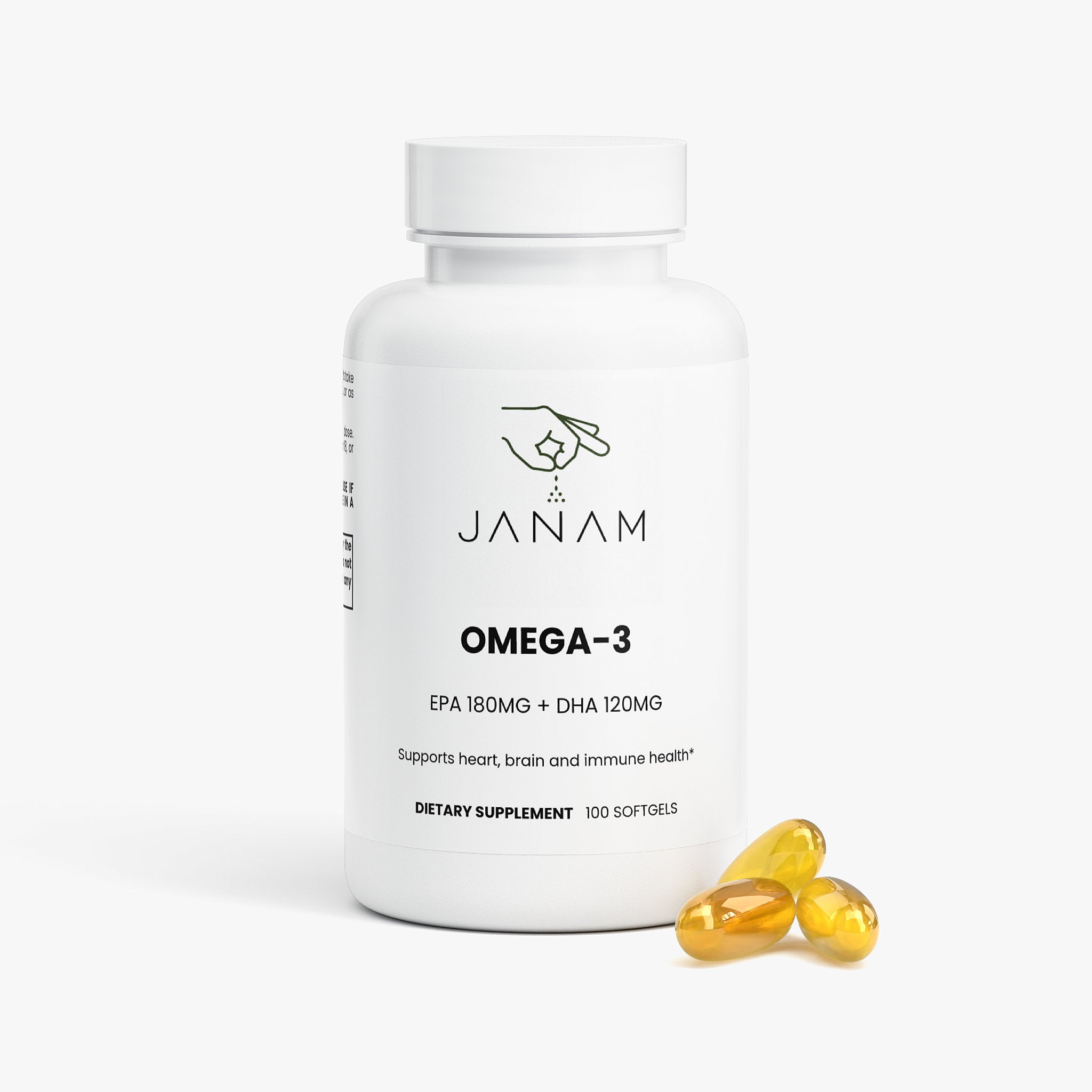 Janam Omega-3 EPA 180mg + DHA 120mg