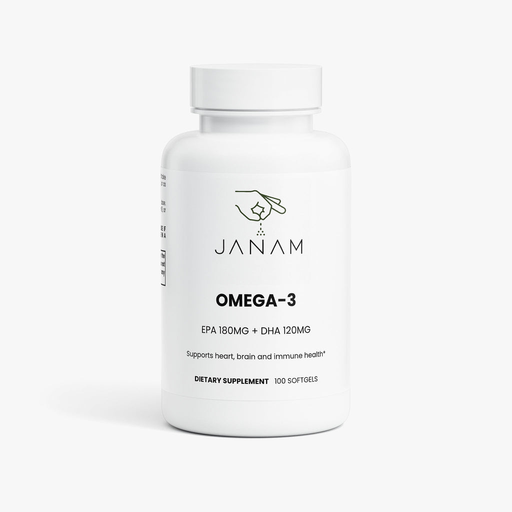 Janam Omega-3 EPA 180mg + DHA 120mg