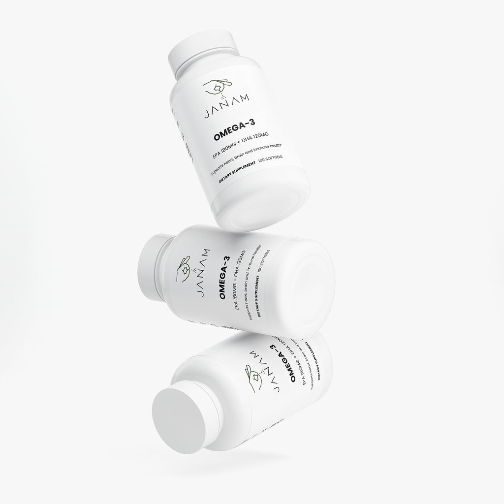 Janam Omega-3 EPA 180mg + DHA 120mg