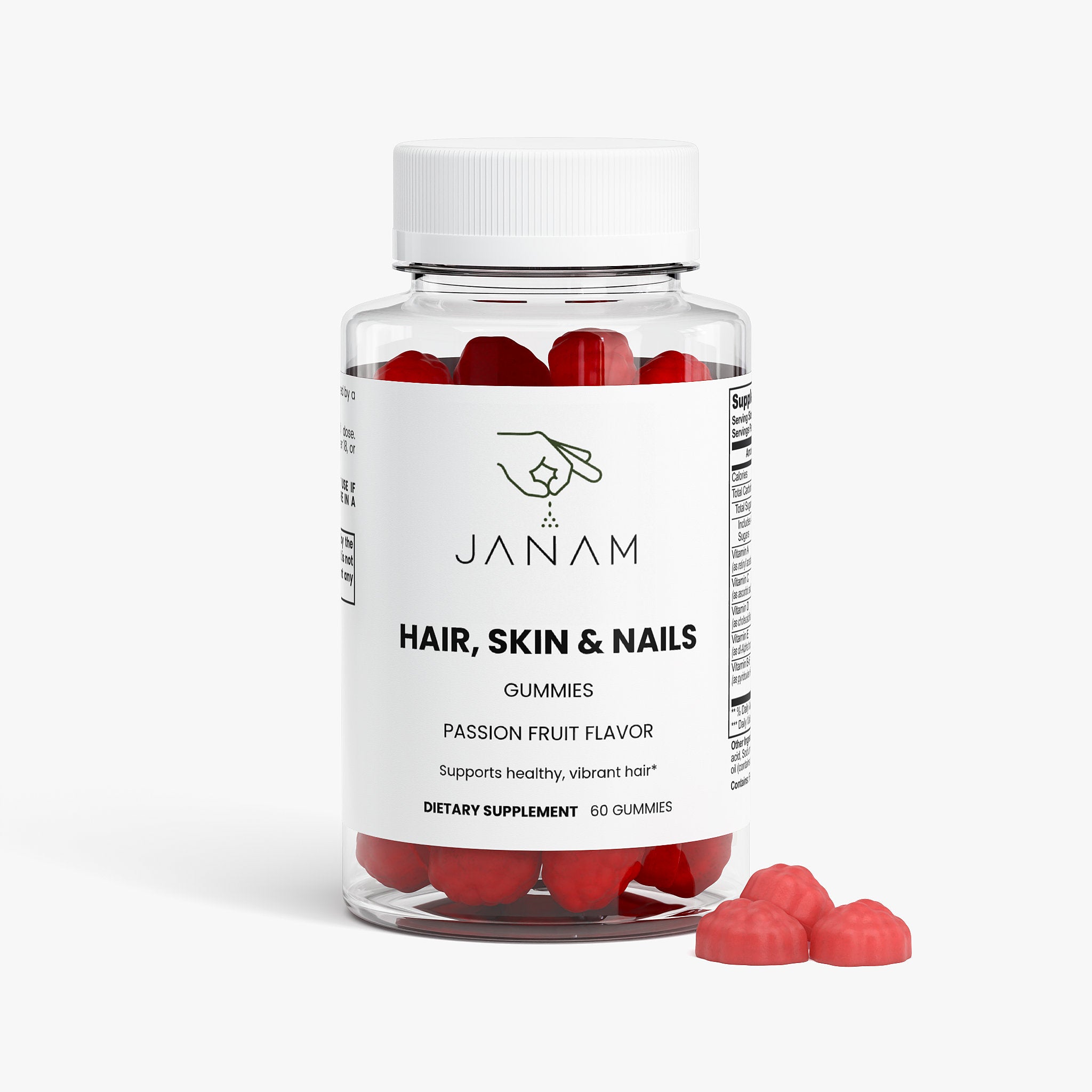 Janam Hair, Skin & Nails Gummies