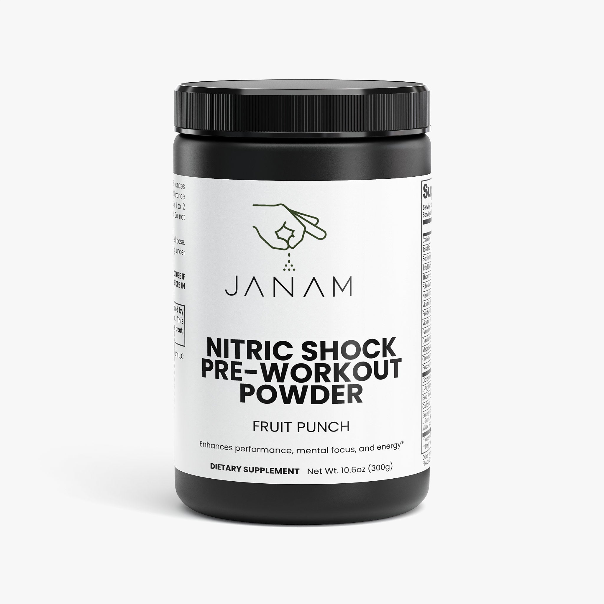 Janam Nitric Shock Pre-Workout Powder (Fruit Punch)