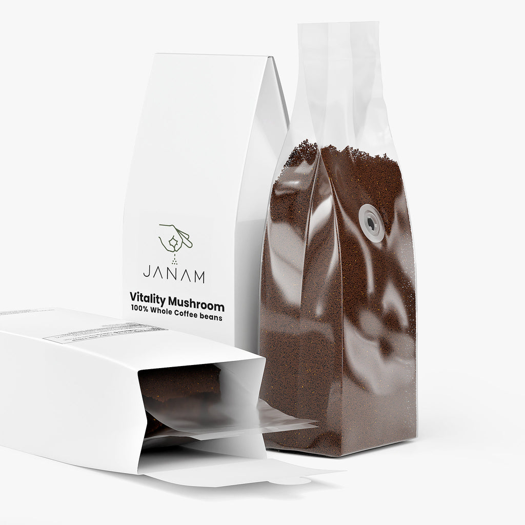 Janam Vitality Mushroom Coffee (Medium Roast)