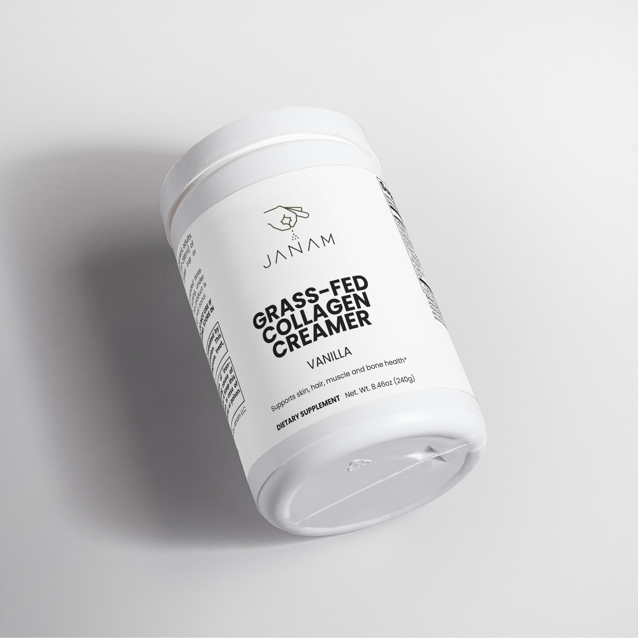 Janam Grass-Fed Collagen Creamer (Vanilla)