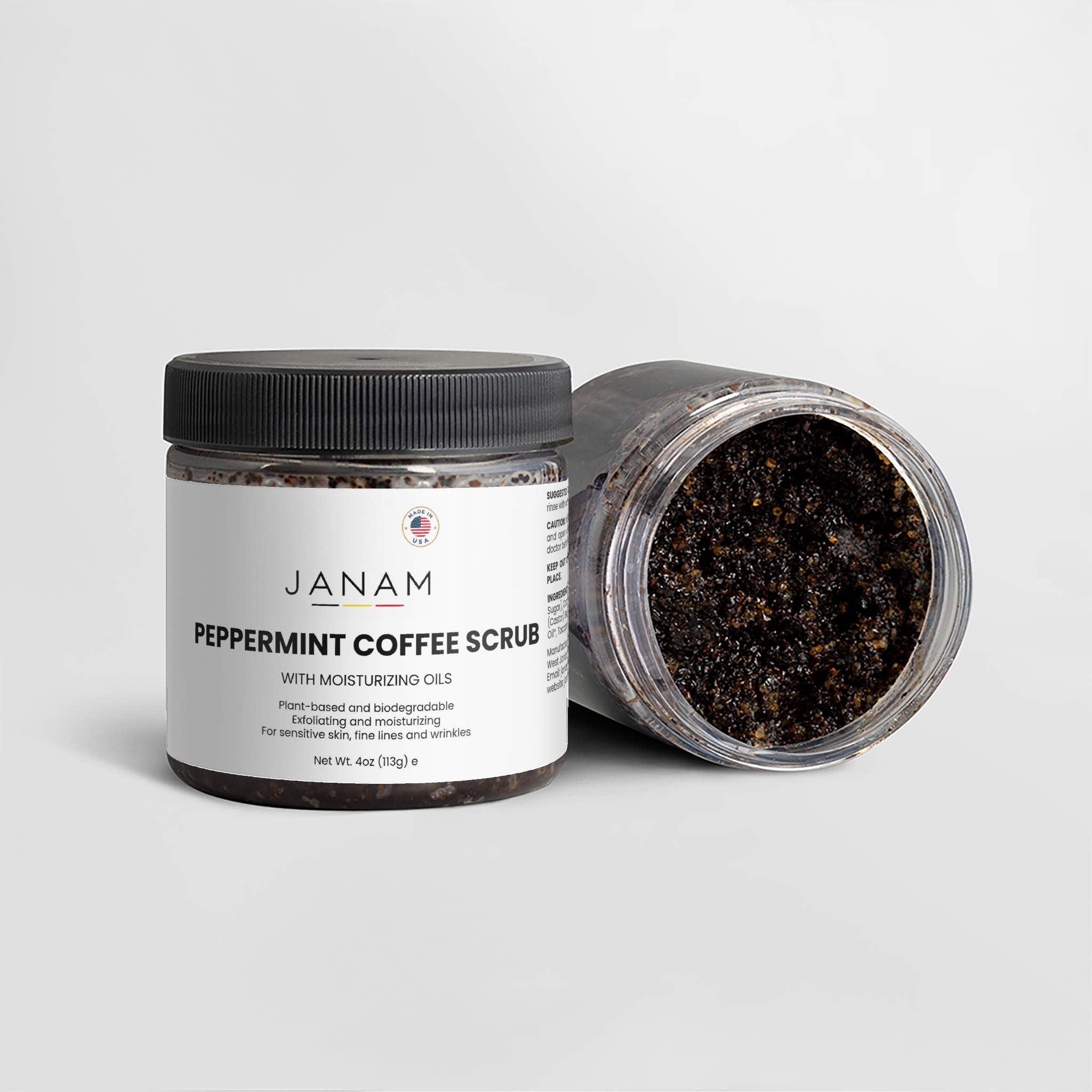 Janam Peppermint Coffee Scrub