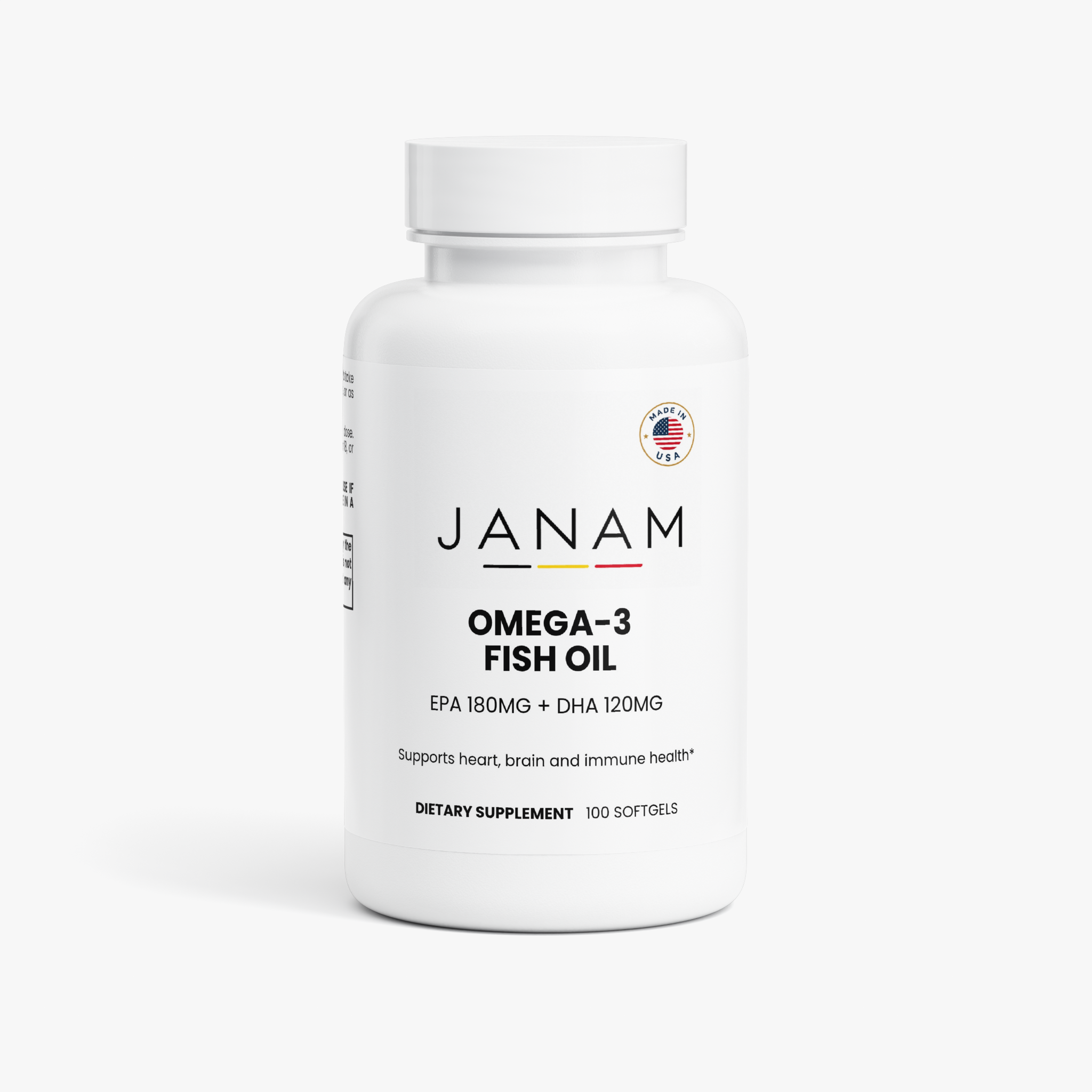 Janam Omega-3 EPA 180mg + DHA 120mg