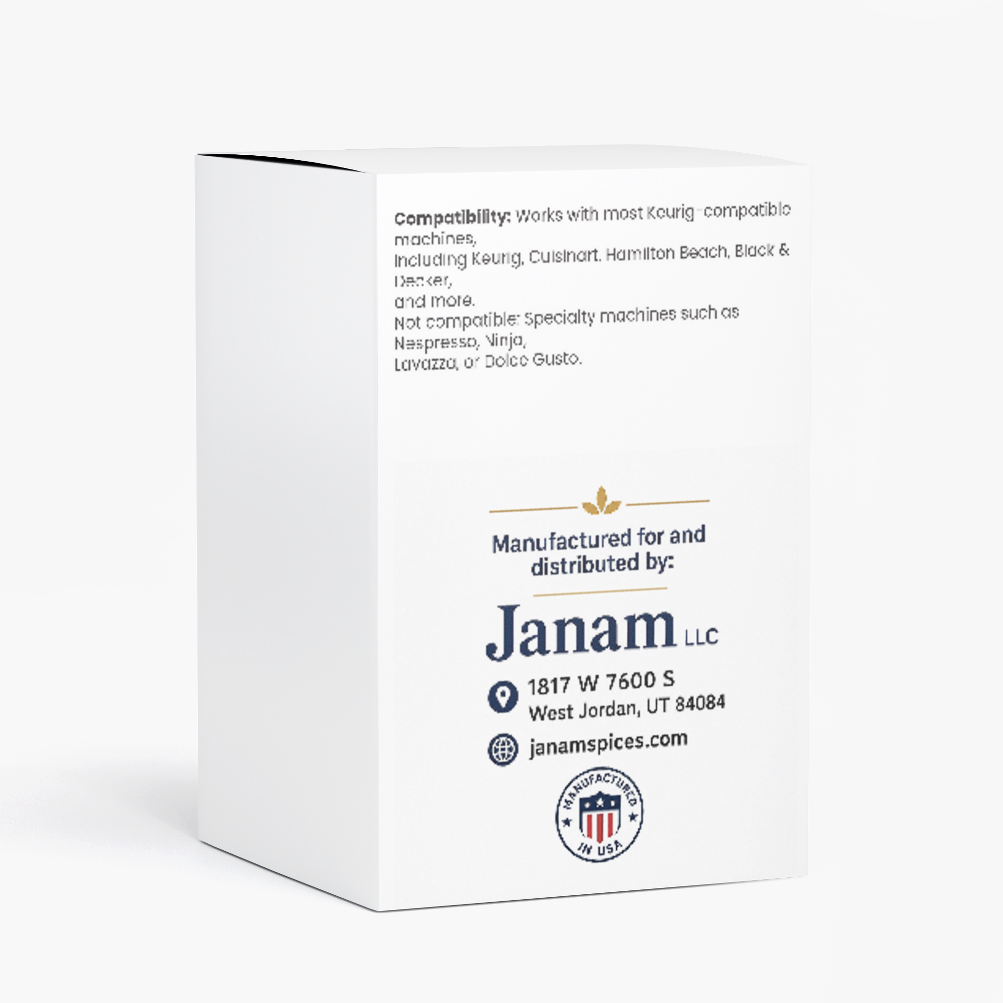 Janam Rich Hazelnut Coffee Pods (Medium Roast)