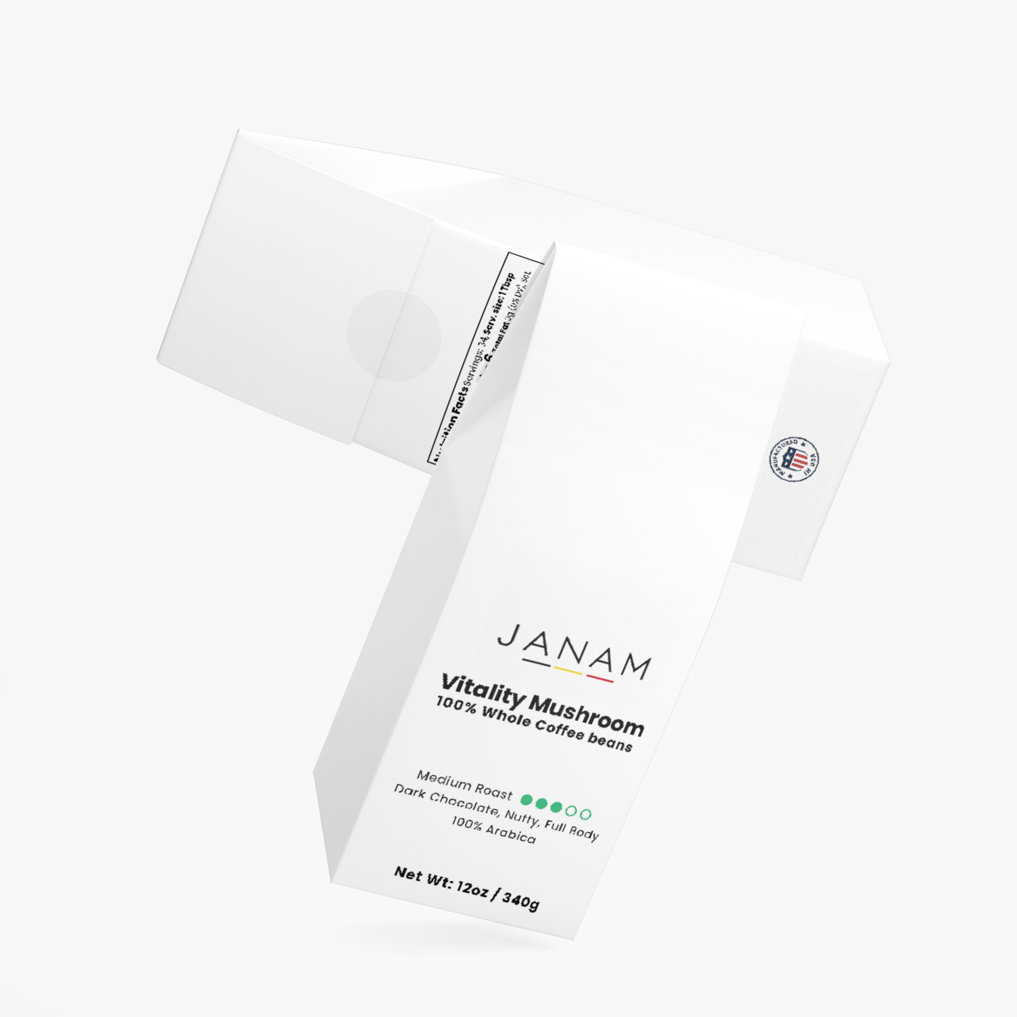 Janam Vitality Mushroom Coffee (Medium Roast)