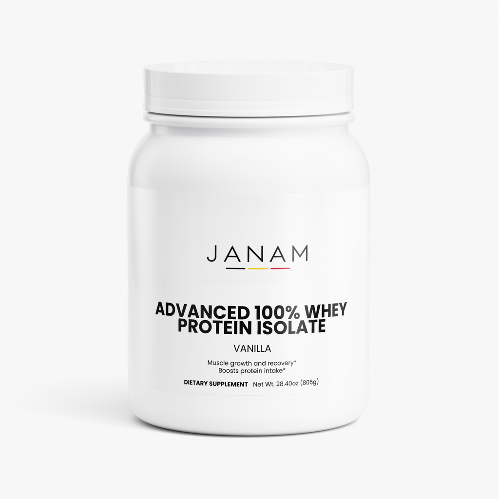 Janam Advanced 100% Whey Protein Isolate (Vanilla)