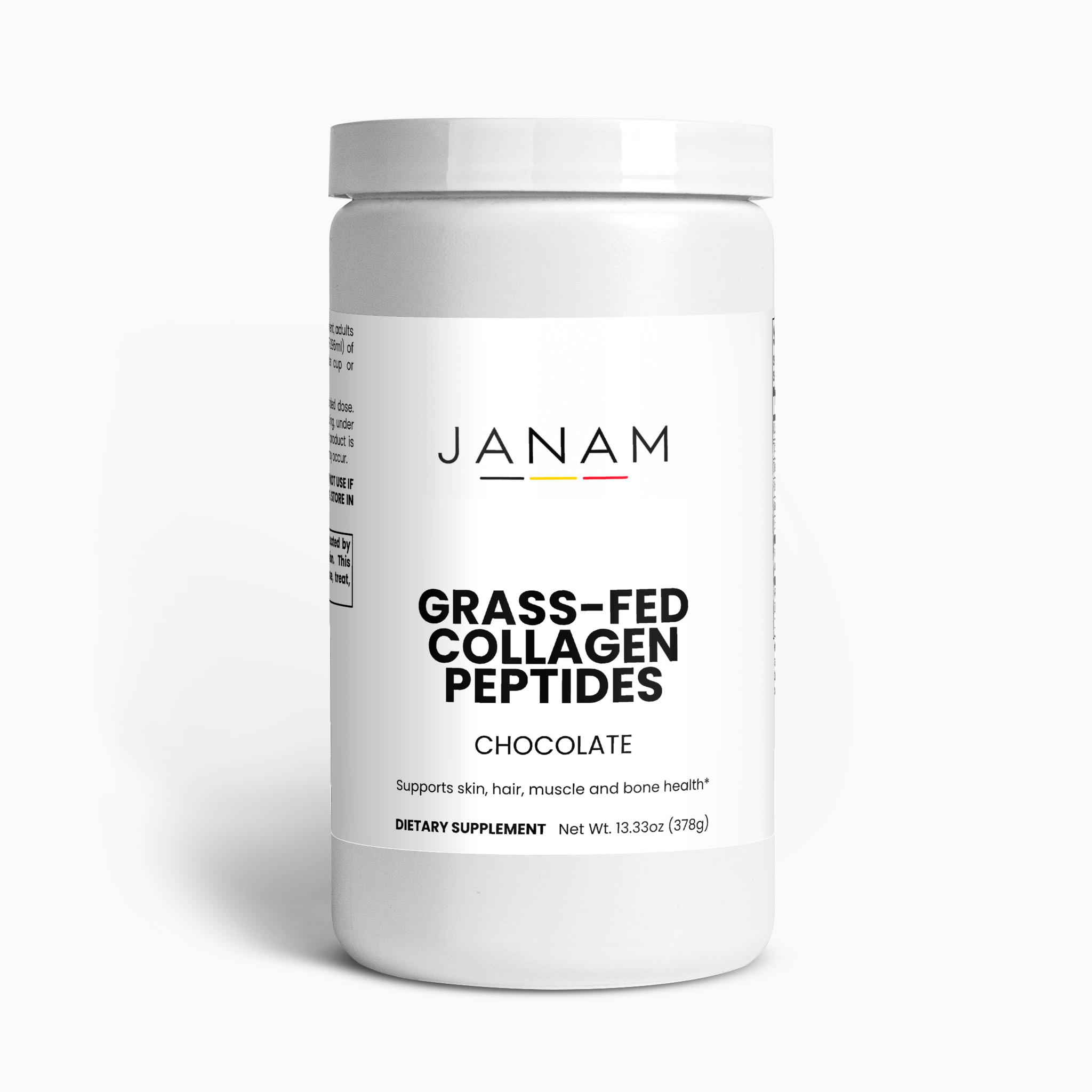 Janam Grass-Fed Collagen Peptides Powder (Chocolate)