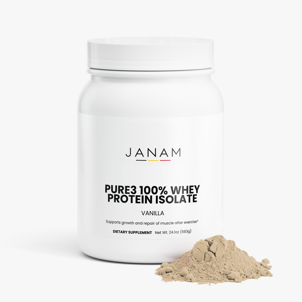 Janam Pure3 100% Whey Protein Isolate (Vanilla)