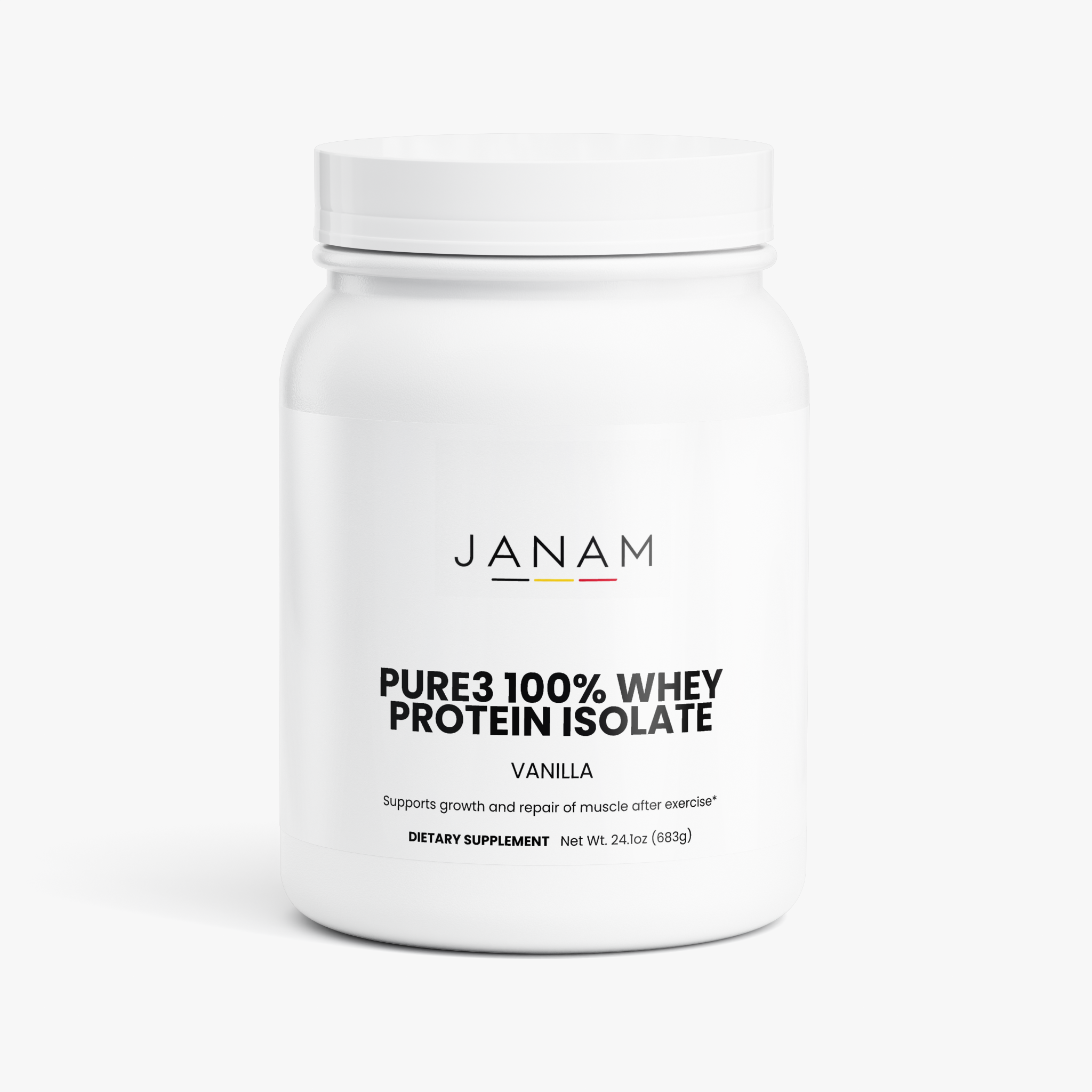 Janam Pure3 100% Whey Protein Isolate (Vanilla)