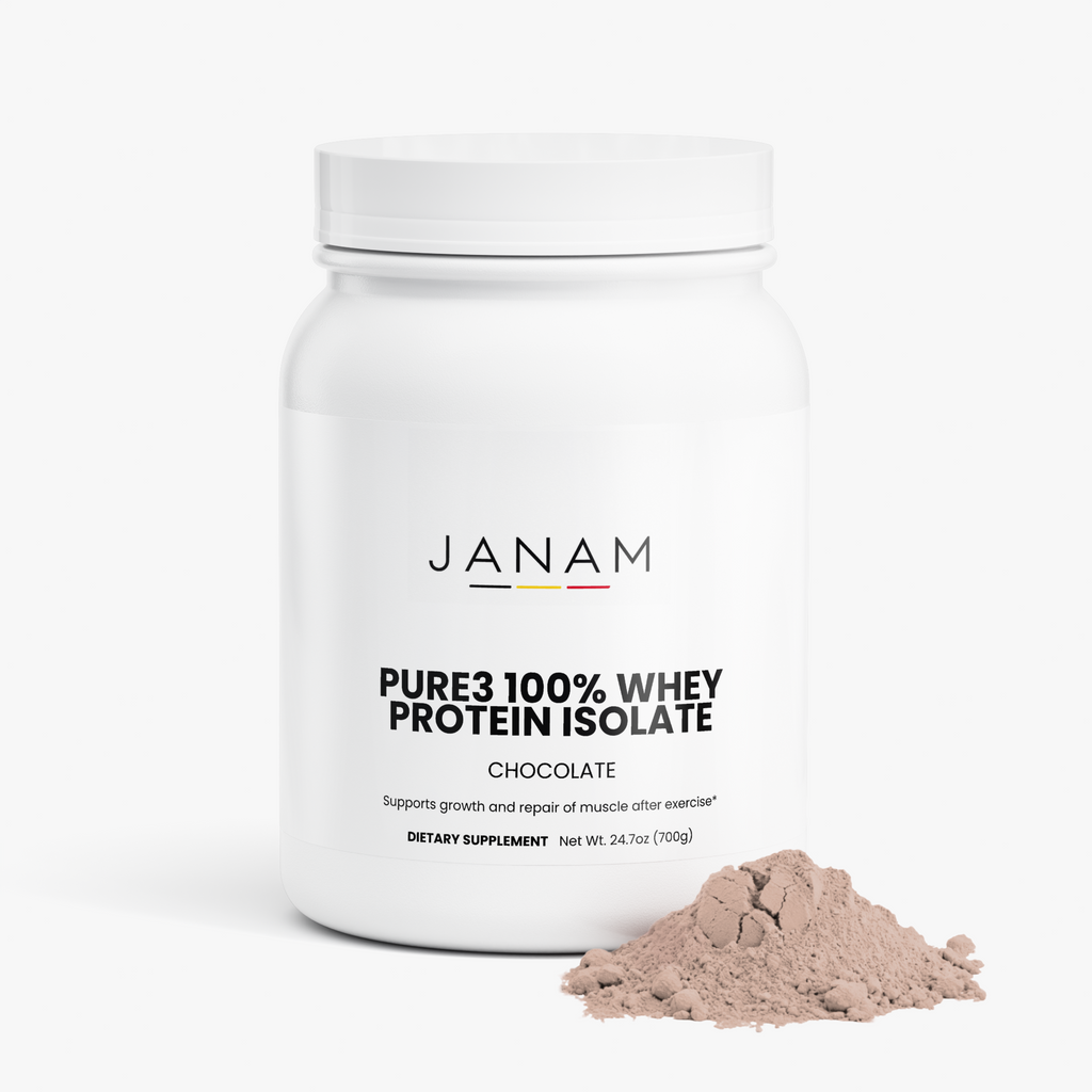 Janam Pure3 100% Whey Protein Isolate (Chocolate)