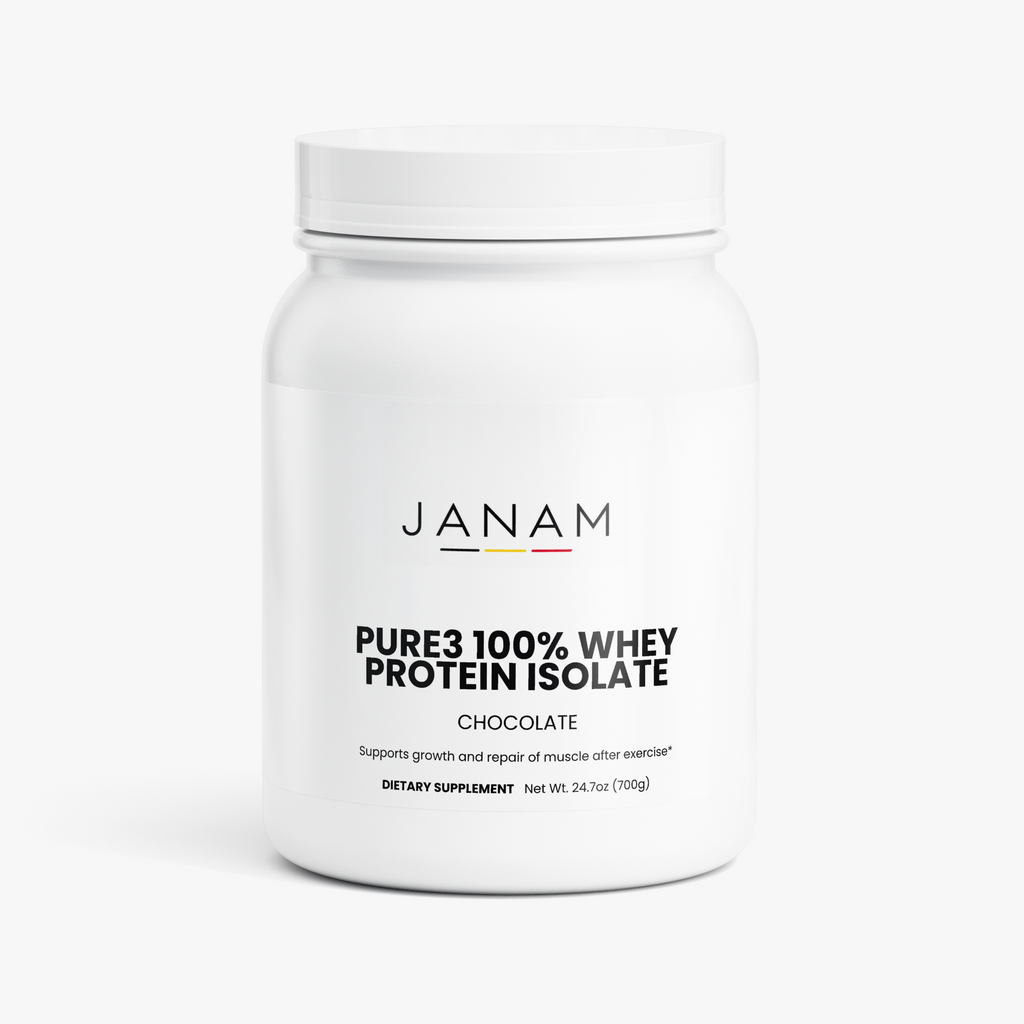 Janam Pure3 100% Whey Protein Isolate (Chocolate)