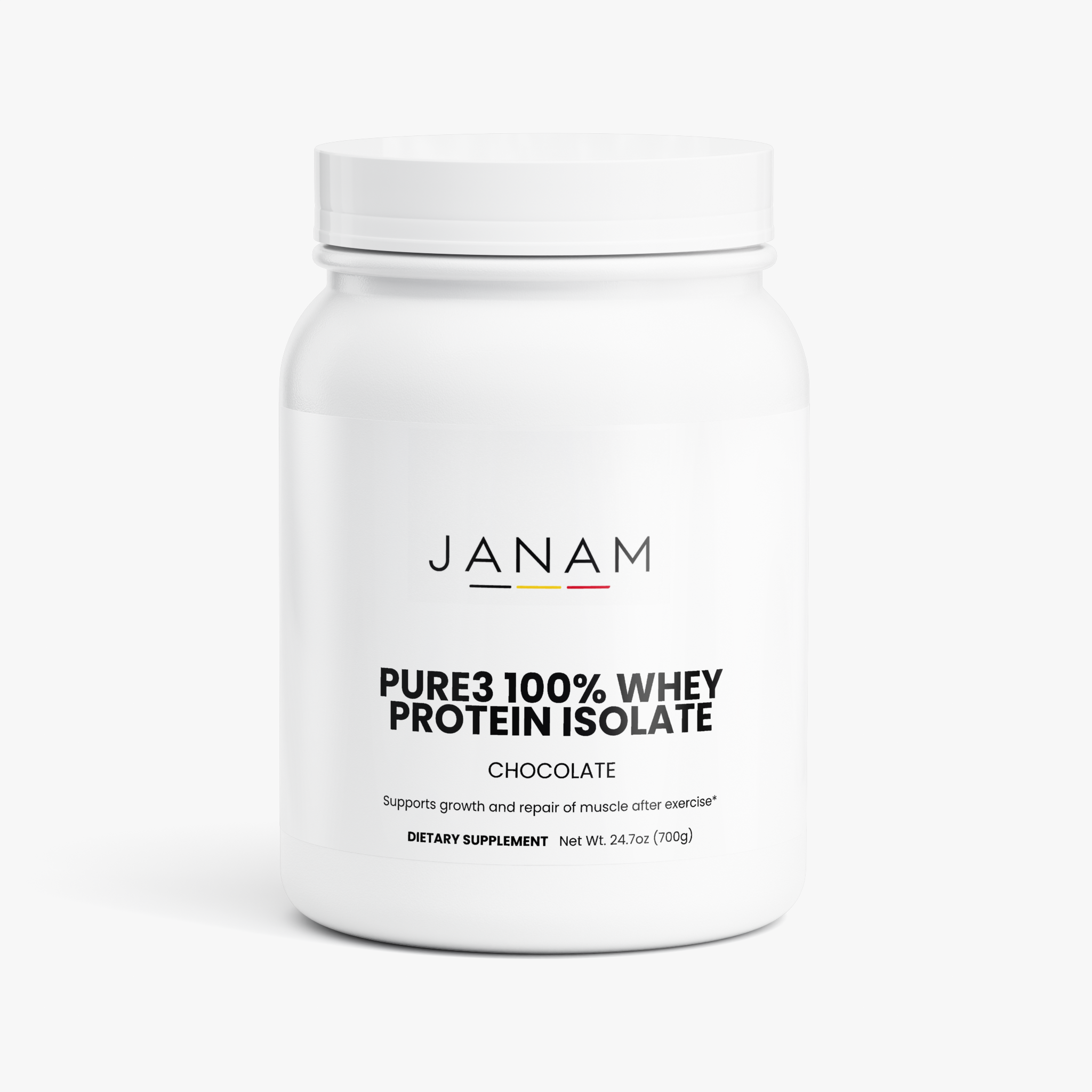 Janam Pure3 100% Whey Protein Isolate (Chocolate)