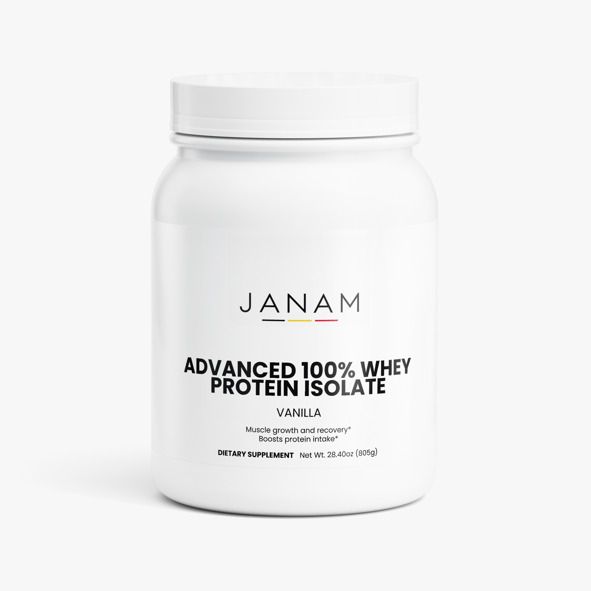 Janam Advanced 100% Whey Protein Isolate (Vanilla)