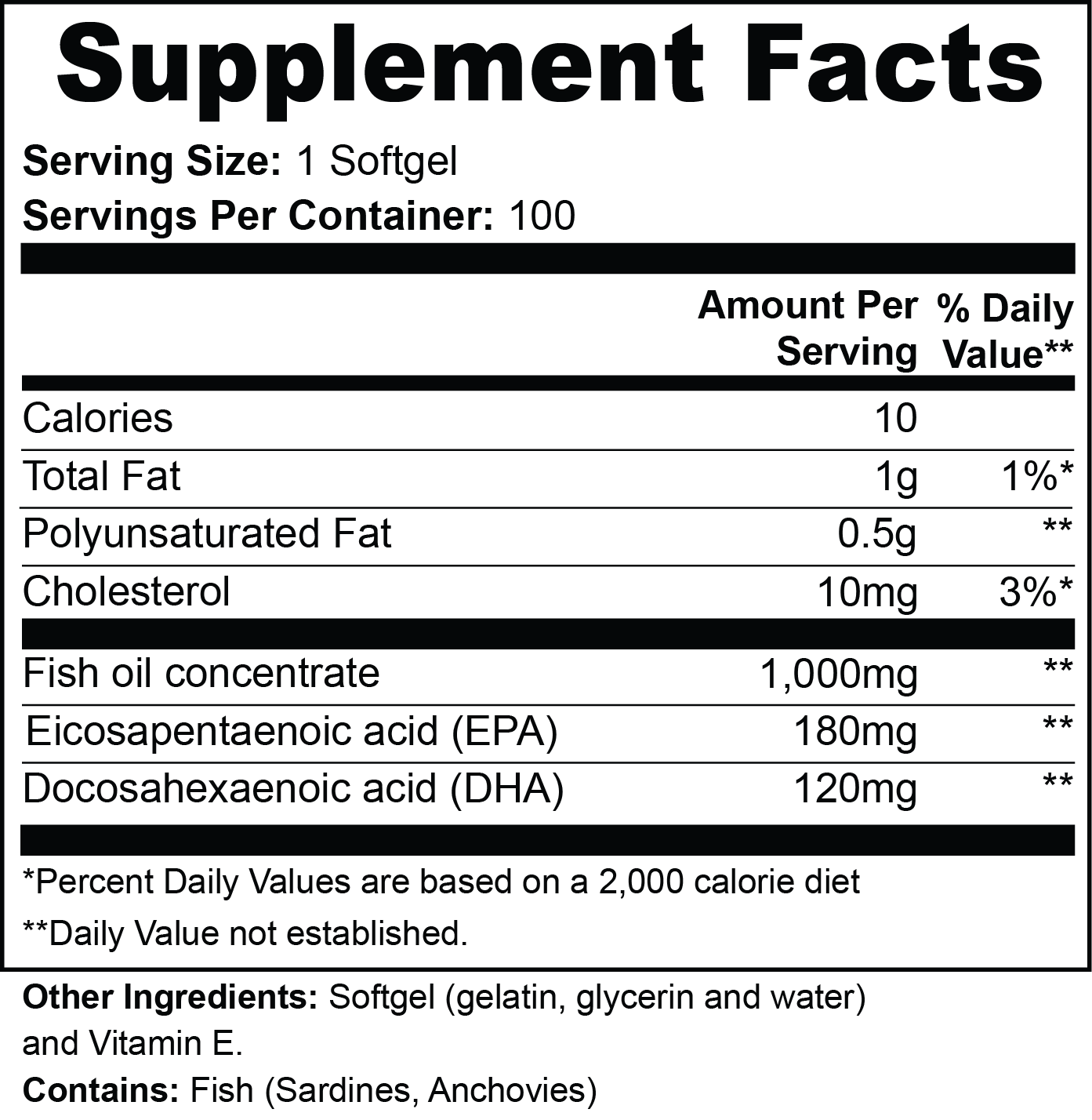 Janam Omega-3 EPA 180mg + DHA 120mg