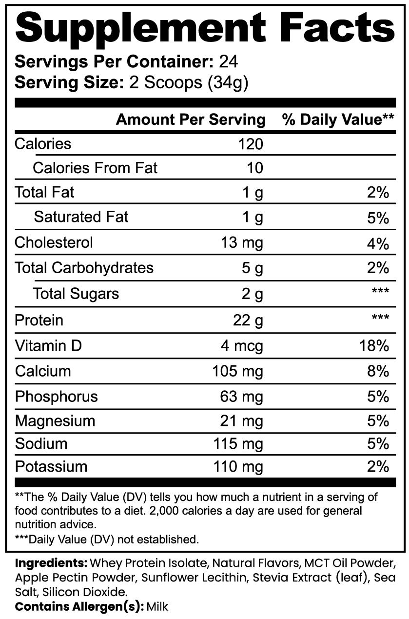 Janam Advanced 100% Whey Protein Isolate (Vanilla)