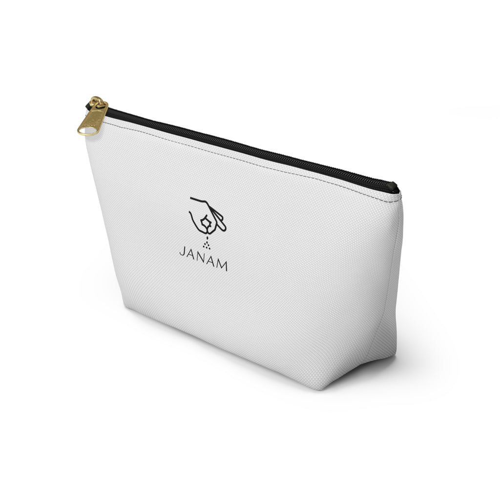 Minimalist Janam Logo Accessory Pouch