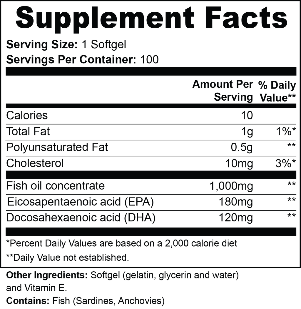 Janam Omega-3 EPA 180mg + DHA 120mg