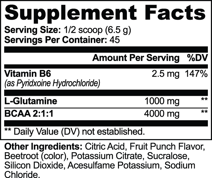 Janam BCAA Shock Powder (Fruit Punch)
