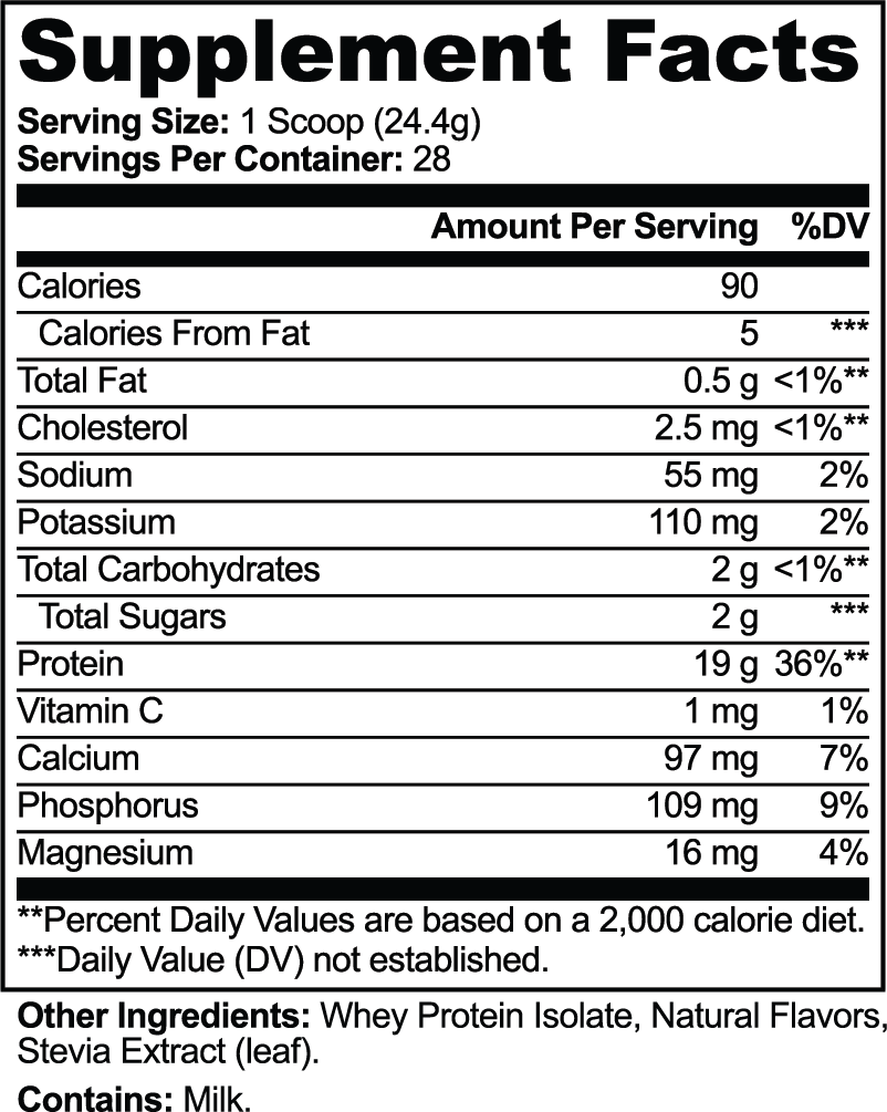 Janam Pure3 100% Whey Protein Isolate (Vanilla)